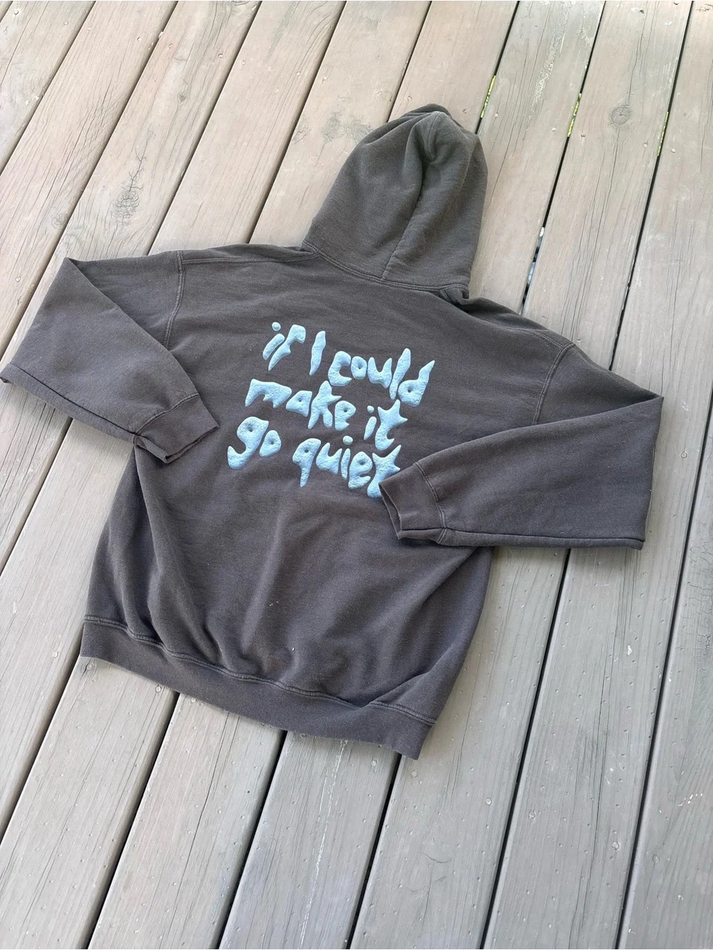 Girl in Red Merch Hoodie Mens L Brown Graphic